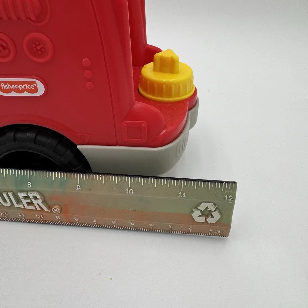 Fisher-Price Little People Helping Others Red Fire Truck Only - Lights & Sounds!